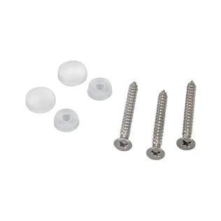 8/8 CAP SCREW WHITE+CSK WASHER MP #6-#8 10PacK