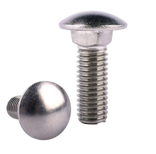 1/4-20X2 Carriage Bolt 18-8 Stainless Steel - 25 Pack