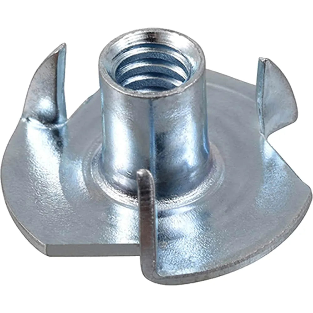 3/8-16 X 1/2 T-NUT, 4 PRONG 18-8 SS-10 Pack