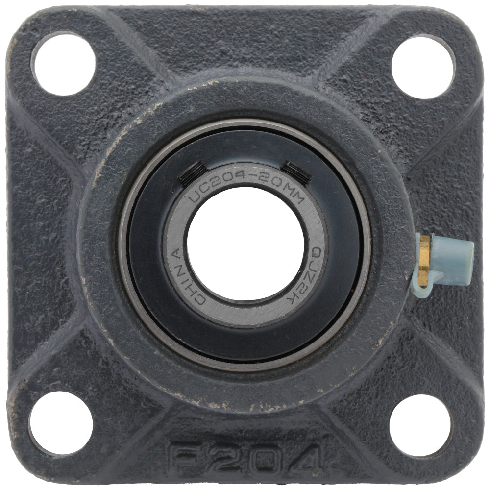 UCF204, 4-Bolt Flange Mounted Ball Bearing, 0.787" Bore (ID), Insert Bearing: UC204, Housing: F204