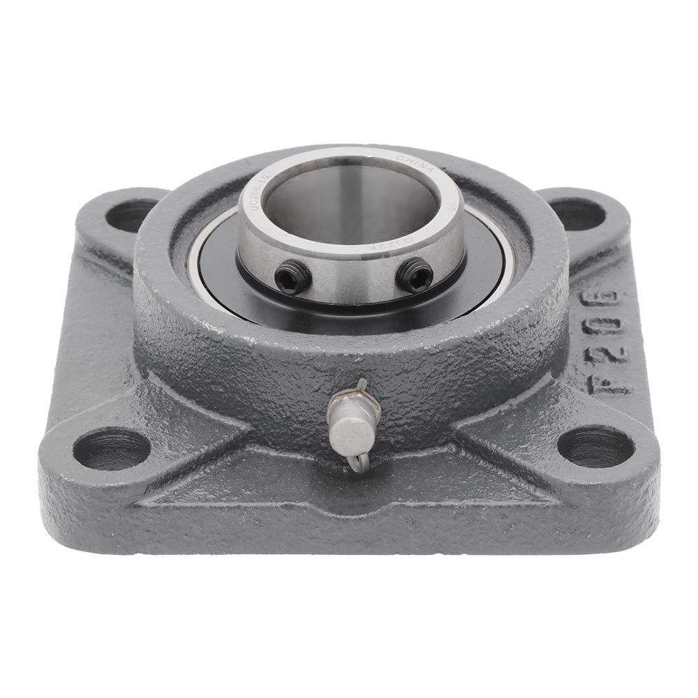 UCF206-19, 4-Bolt Flange Mounted Ball Bearing, 1.188" Bore (ID), Insert Bearing: UC206-19, Housing: F204
