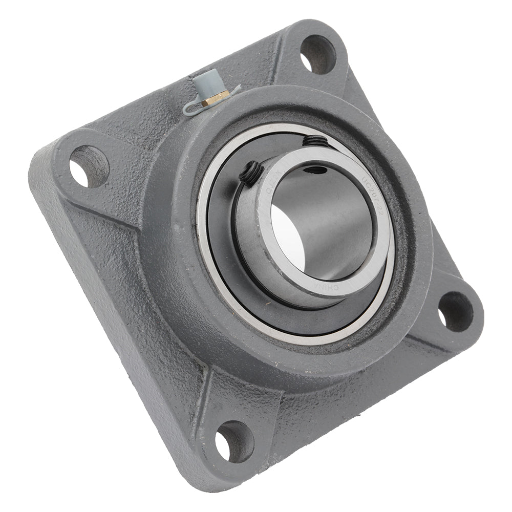 UCF207-22, 4-Bolt Flange Mounted Ball Bearing, 1.375" Bore (ID), Insert Bearing: UC207-22, Housing: F204