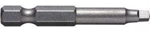 #2 SQUARE DRIVER BIT, 2" LONG, 1/4" HEX DRIVE-1 Pack