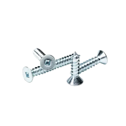 #8X1-1/2 Square Drive Flat Head SMS Type A 18-8 SS-Stainless Steel- 100 Pack