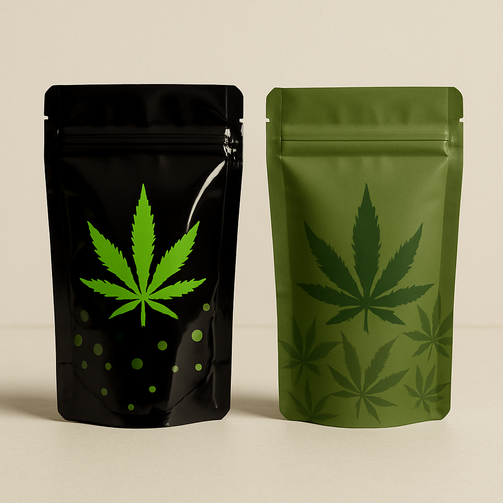 Custom Cannabis Stand Up Pouches - Smell-Proof and Compliant