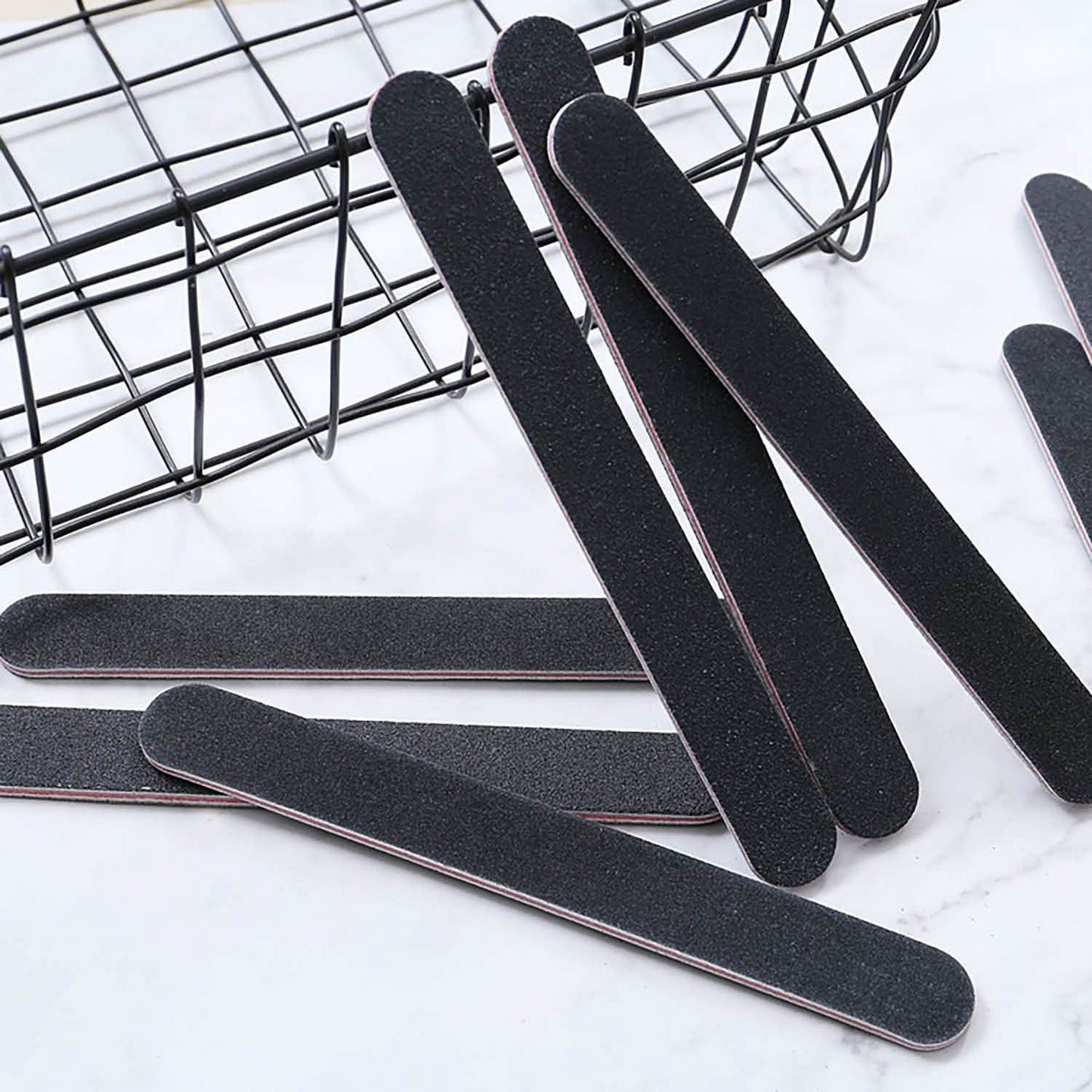 20-Pack: Professional Double Sided 100/180 Grit Nail Files