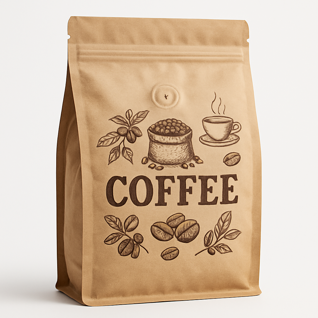 Custom Coffee Beans Bags - Freshness and Premium Packaging