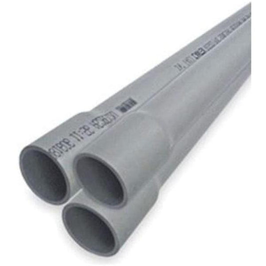 VENTRAL Electrical Wire Conduit Schedule 40 Pipe 2 PCS X 5FT PVC 1-1/2" Inch (1.50)