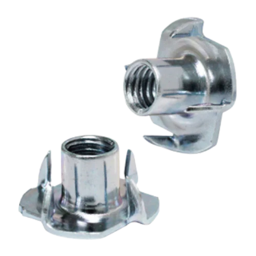 5/16-18 X 7/16 T-NUT, 4 PRONG 18-8 SS-10 Pack