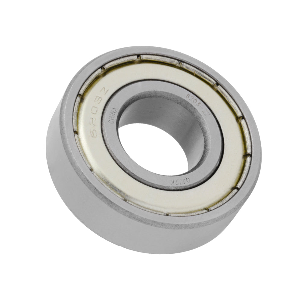 6203 - Deep Groove Radial Ball Bearing, 0.669" Bore (ID)