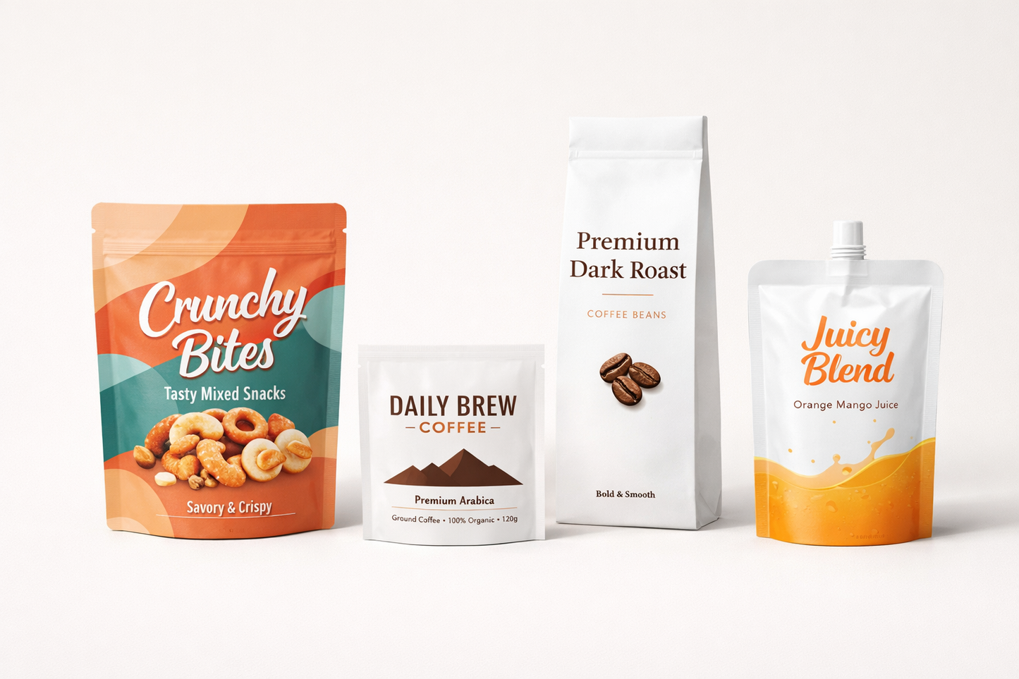 Custom Food Pouch Packaging – Flexible Barrier Bags for