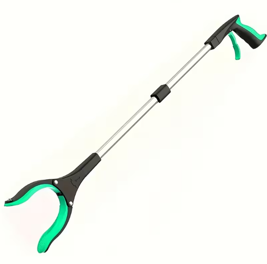 Heavy-Duty Steel Folding Trash Picker – 32" with Magnet & Anti-Slip Handle