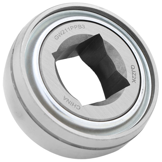 GW211PPB3 - Agricultural Bearing, 1.531 in Bore (ID) - Square Bore