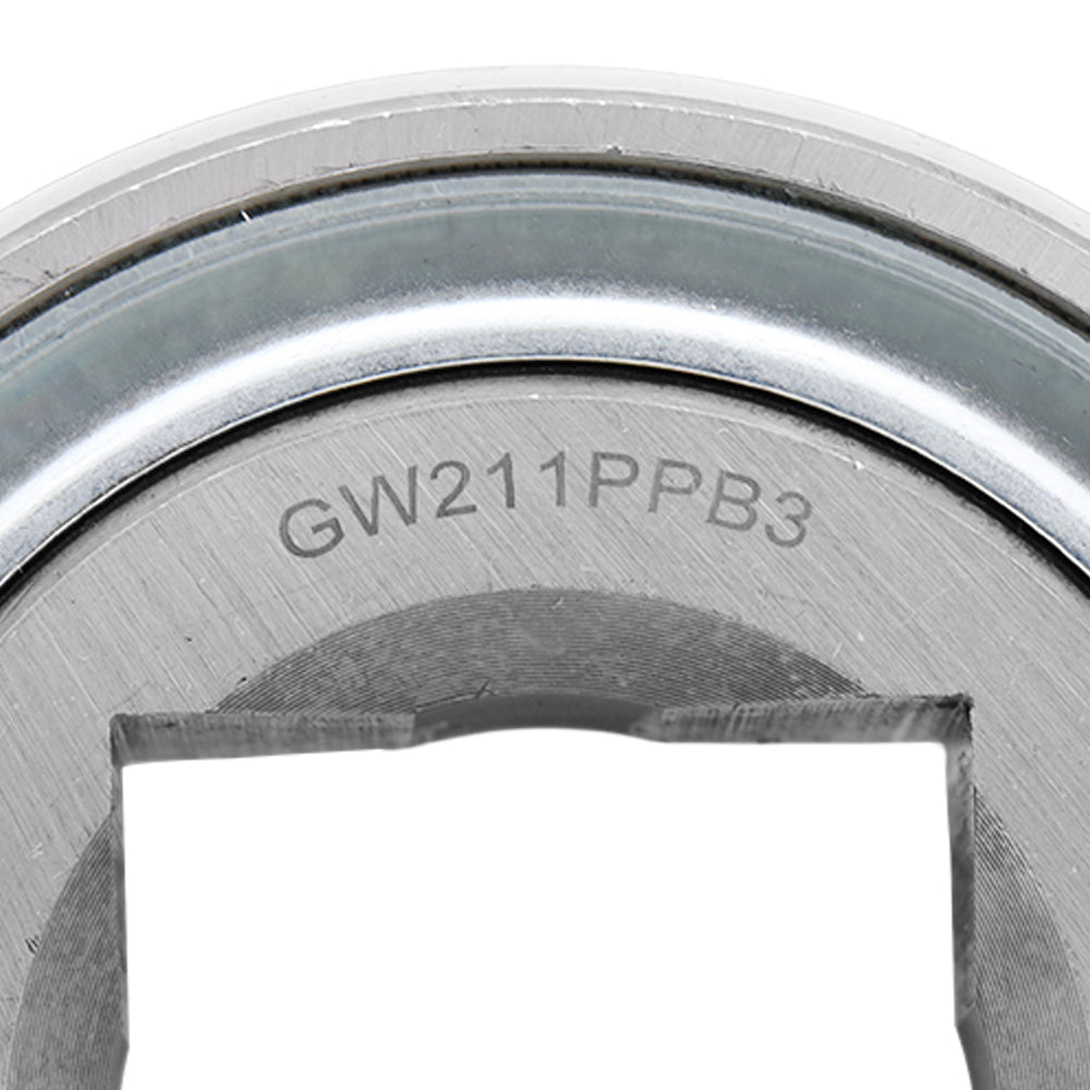 GW211PPB3 - Agricultural Bearing, 1.531 in Bore (ID) - Square Bore