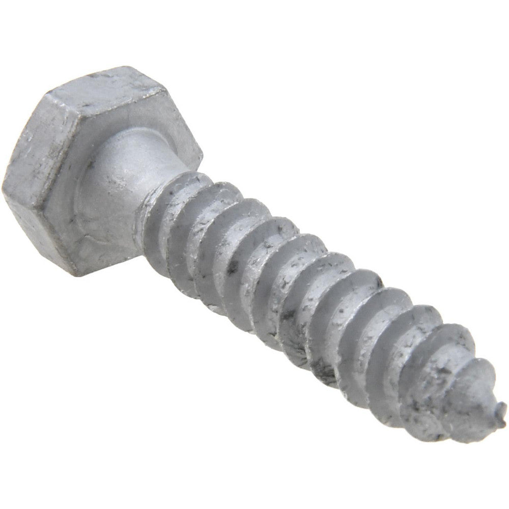 3/8X6 HEX LAG SCREW STEEL Hot Dip Galvanized-5 Pack