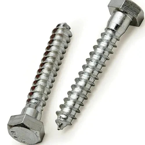 1/2X3 Hex Lag Screw 18-8 SS-Stainless Steel-5 Pack