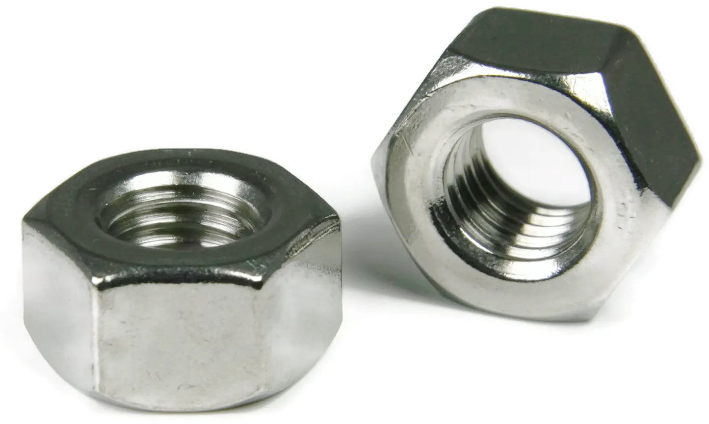 #10-32  Hex Nut 18-8 SS-Stainless Steel-100 Pack