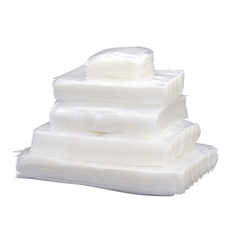 100 pcs Clear Flat Barrier Pouches – Microwave Safe PE+PET