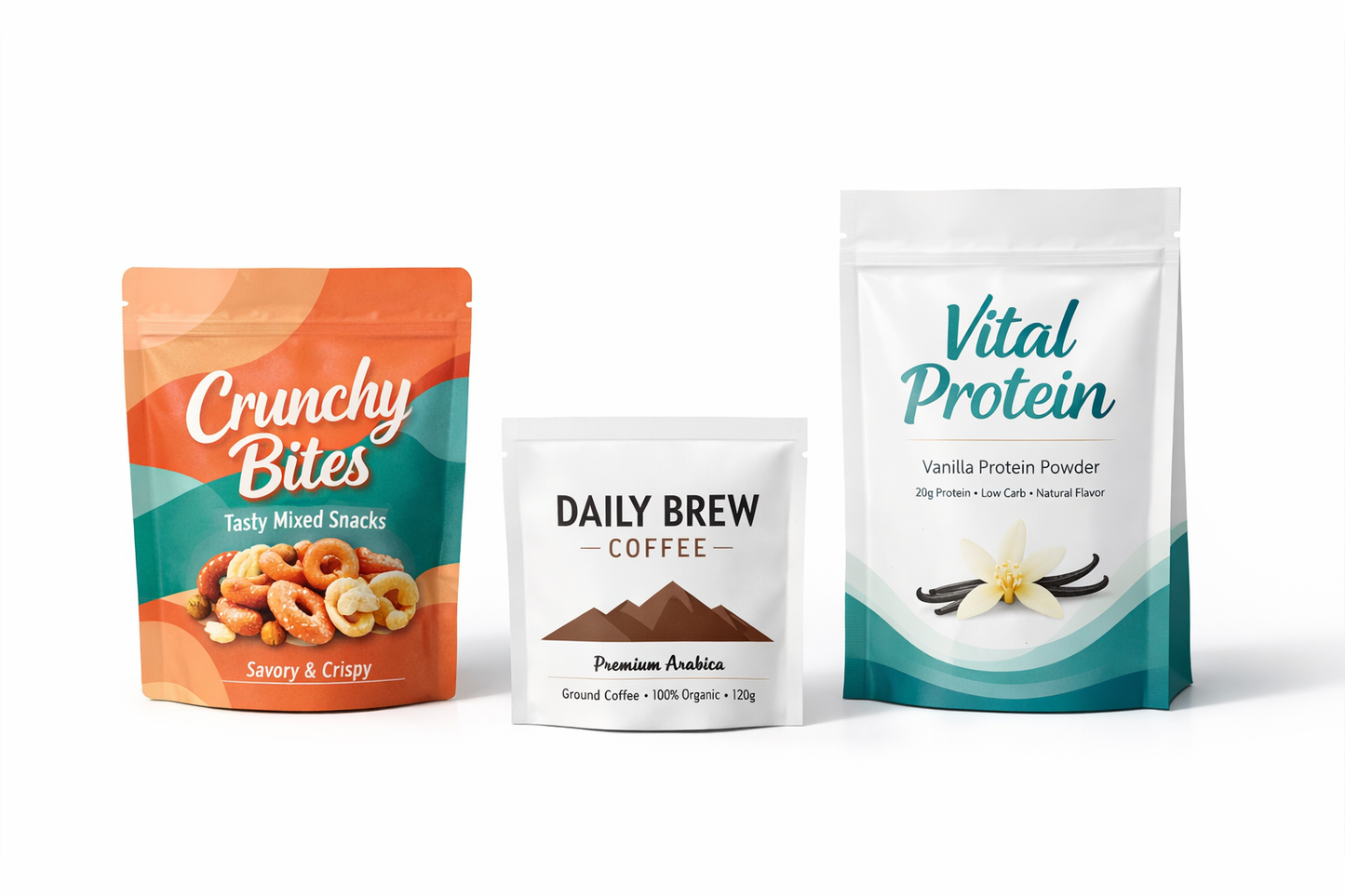 Custom Food Pouch Packaging – Flexible Barrier Bags for