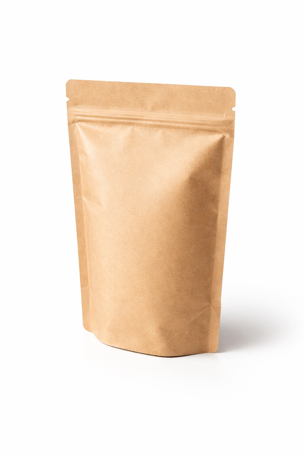 Custom Kraft Stand Up Pouches with Zipper | Food & Coffee
