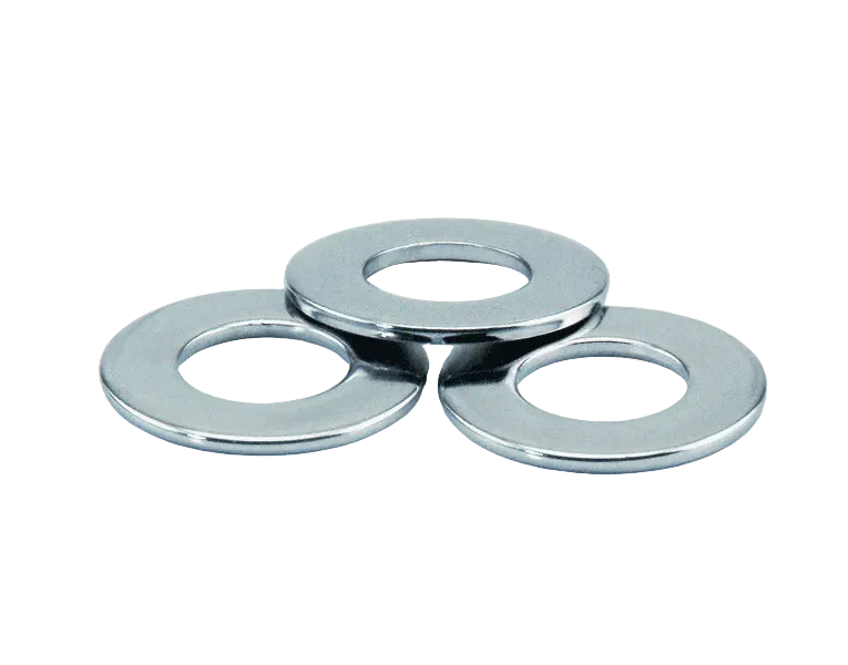 1/4X5/8X.050 Thick-Chrome Flat Washers 18-8 SS-Stainless Steel-50 Pack
