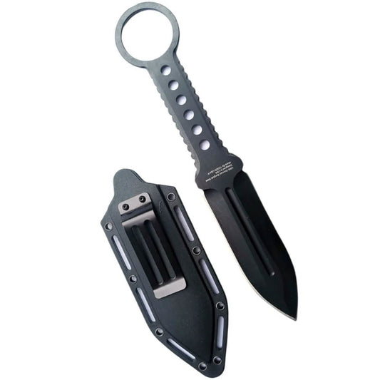 Double Edge Boot Knife Full Tang with Clip