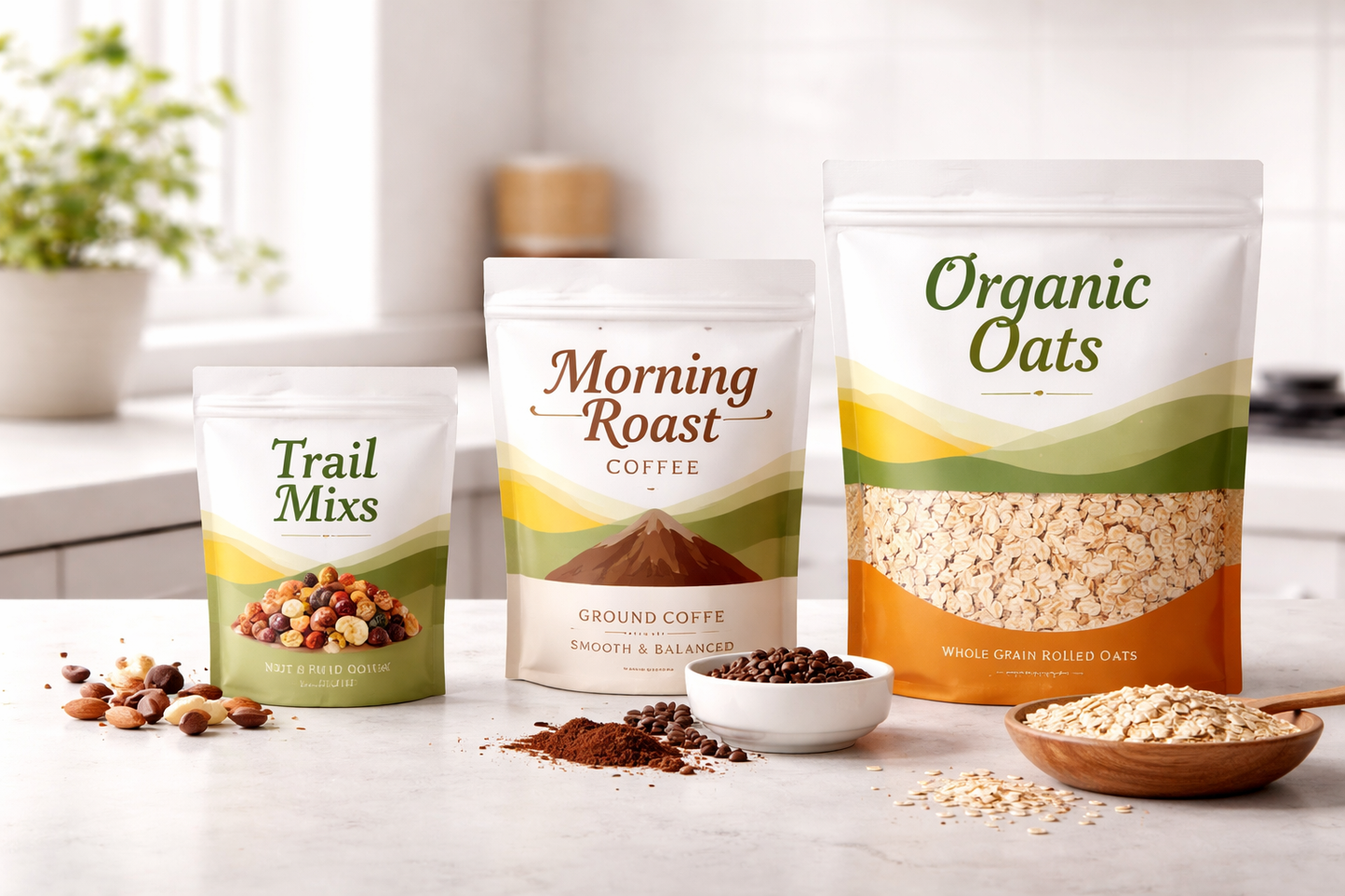 Custom Food Pouch Packaging – Flexible Barrier Bags for