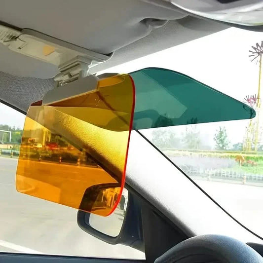 Dual-Use Car Sun Visor – Polarized Day & Night Anti-Glare, UV Resistant