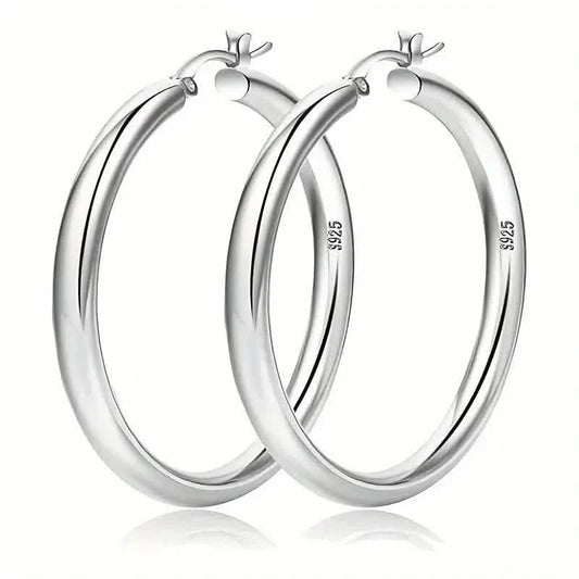 Elegant Daily Wear Round Circle Hoop Earrings