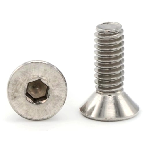 #10-32X3/4 FLAT SOCKET CAP SCREW  18-8 SS-100 Pack