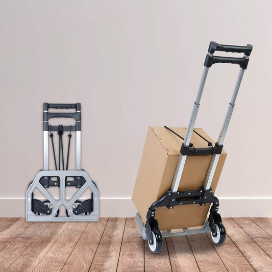 Folding Luggage Cart With Elastic Rope