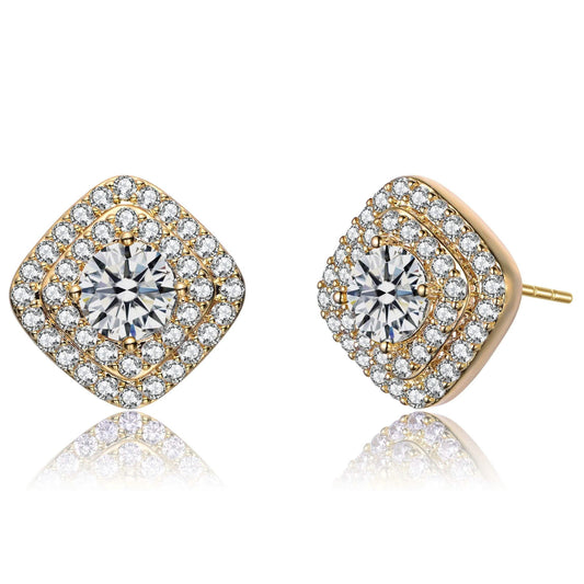 Gold Plated Stud Earrings
