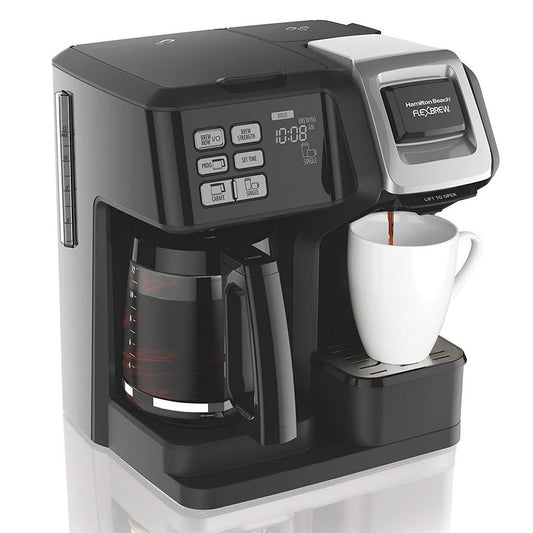 Hamilton Beach 49976 FlexBrew 2-Way Brewer Programmable Coffee Maker