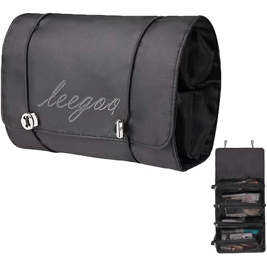 Hanging Roll-Up Makeup Bag