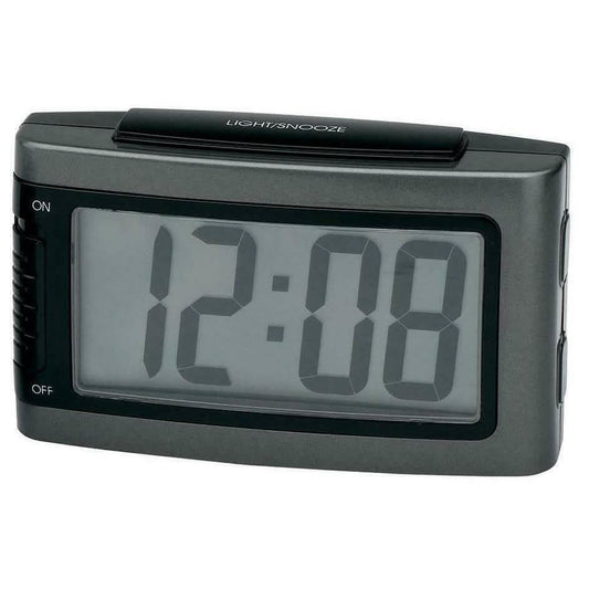 Impecca Battery Alarm Clock with Snooze