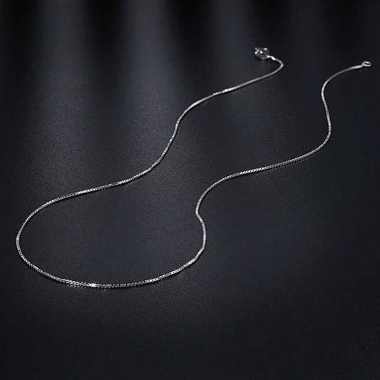 Italian Sterling Silver Box Chain