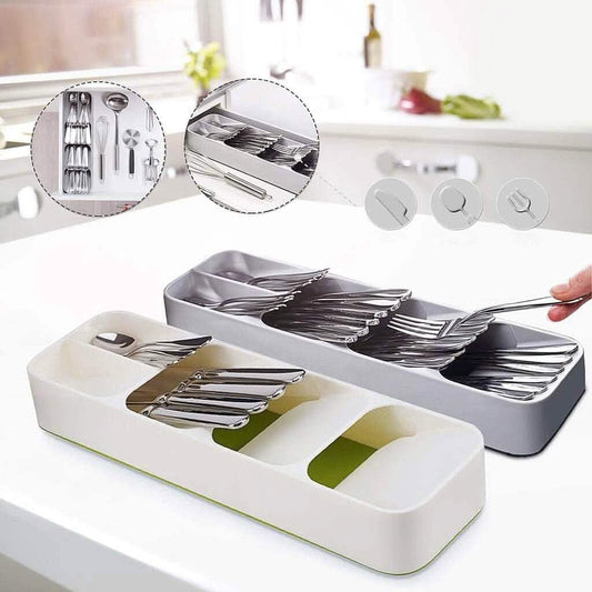 Kitchen Tableware Drawer Spoon Storage Box