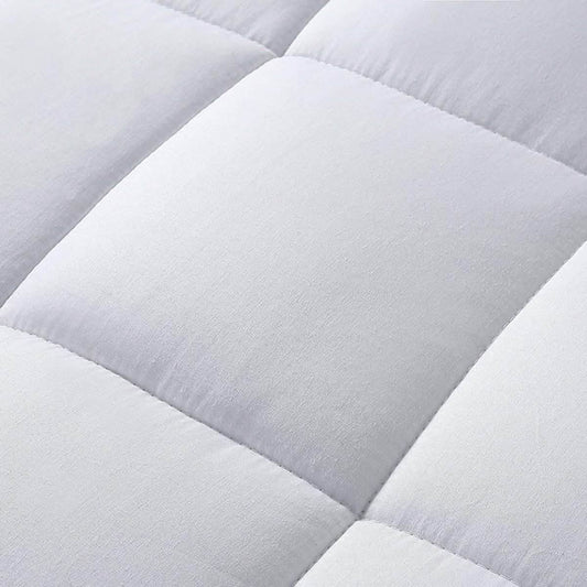 Lux Decor Collection Quilted Fitted Fully Cover Mattress Topper