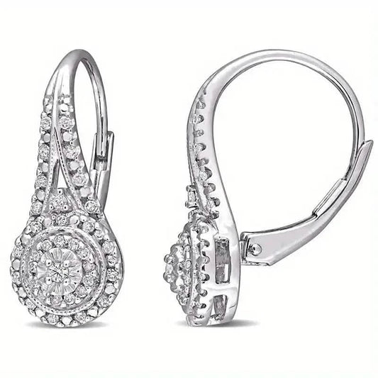 Luxury Eight Heart Earrings with Cubic Zirconia