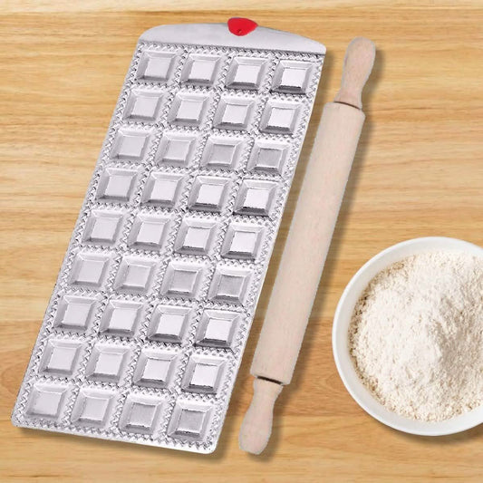 Meglio Aluminum Electric Ravioli with Roller