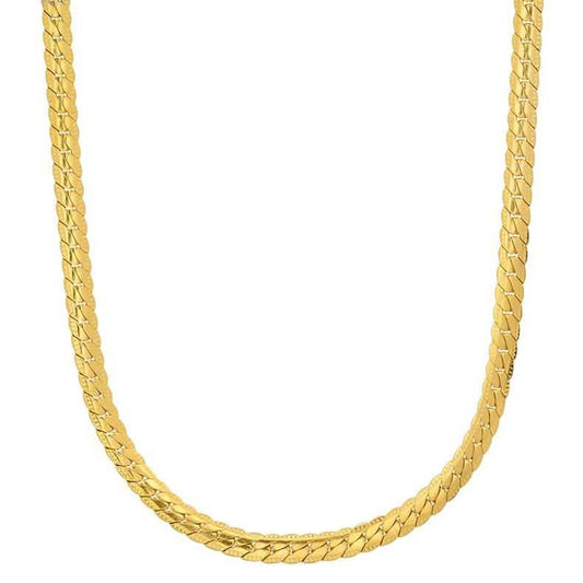 Men's Stainless Steel Curb Cuban Link Chain by Steeltime