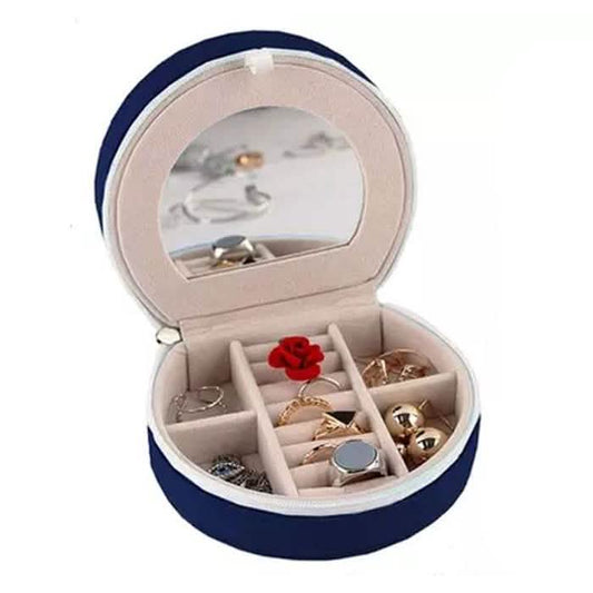 Mini Portable Travel Jewelry Box & Jewelry Organizer
