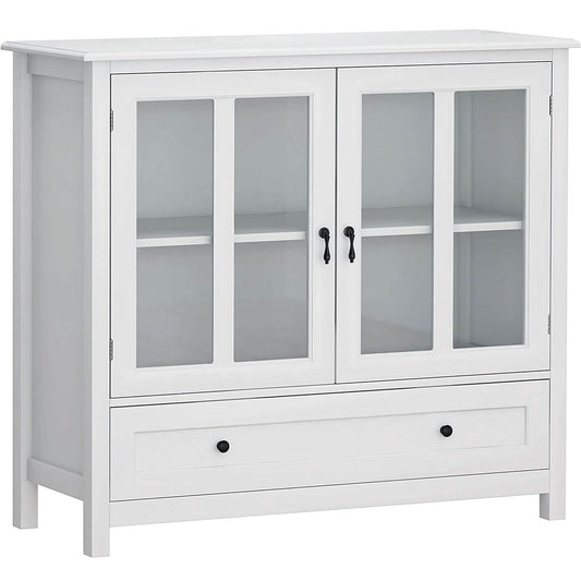 Modern Storage Cabinet with Metal Handles
