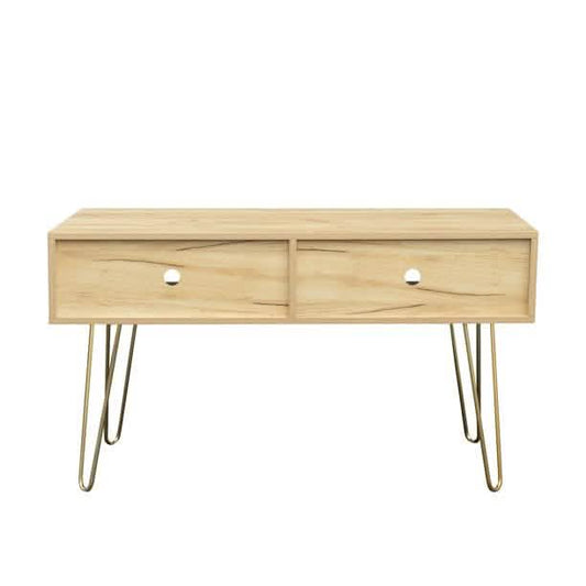 Modern Wood TV Stand Console Table