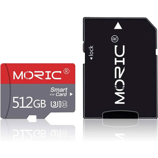 Moric 512GB Micro SD Card Fast Speed MicroSDXC UHS-I Memory Card  (Refurbished)