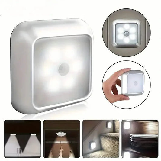 Motion Sensor Night Light, 6 LED Wall Lamp