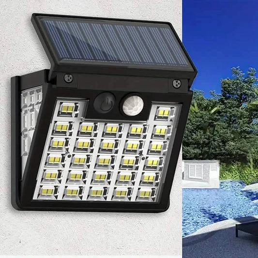 Motion Sensor Solar Street Light - Dusk to Dawn, Energy Efficient LED Lamp