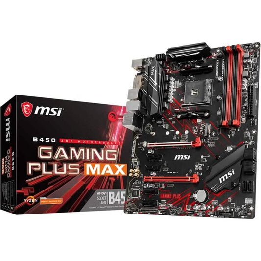MSI B450 Gaming Plus MAX scheda Madre Presa AM4 ATX AMD B450 (Refurbished)