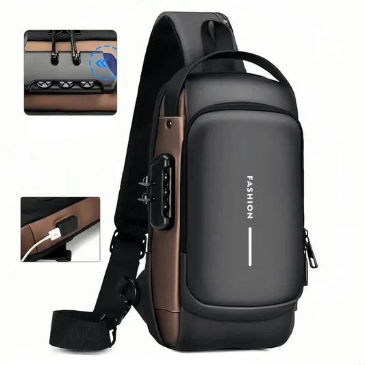 Multi-functional Trendy Sling Bag with Password Lock