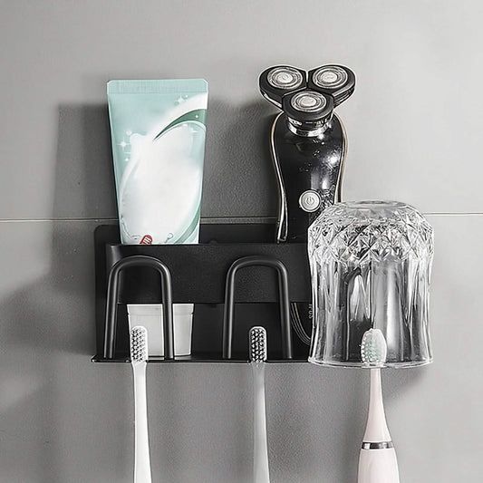Multifunctional Toothbrush Holder Rack Organizer